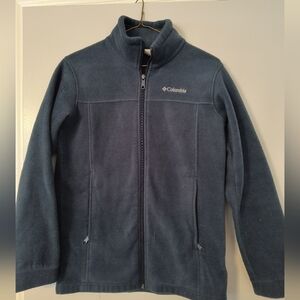 Columbia Navy Performance Jacket with Standing Collar